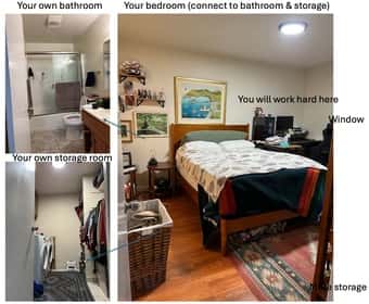[Available 4/16] Huge Bed/Bath 2B2B in Menlo Park [$1,650] 15min bike 3