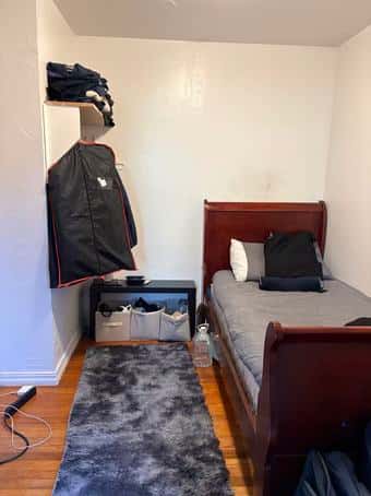 A furnished room is available for renting from March 27 1