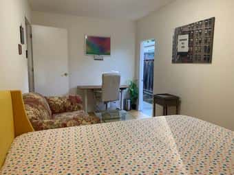Two studio-style furnished bedrooms near Mountain View Caltrain 2