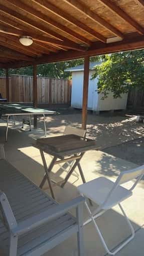 Two studio-style furnished bedrooms near Mountain View Caltrain 4