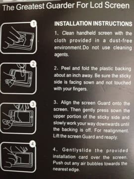 $1 for iPhone 4 or 4S screen protector set 1