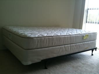 For Sale: Sealy Mattress + Box + Frame 1