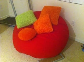 Red Bean Bag for 100$..(original cost 300$) 1