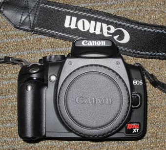 Canon RebelXT (Black Body only) with Memory and Spare Battery - $220 1