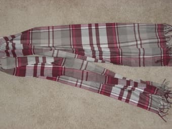 Brand new plaid cashmere scarf- $70 1
