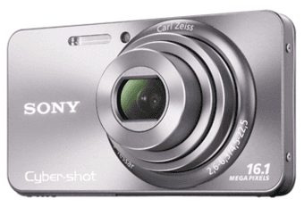 Sony DSC-W570 16.1 MP Digital Camera Carl Zeiss 5x Wide-Angle Lens $99 1