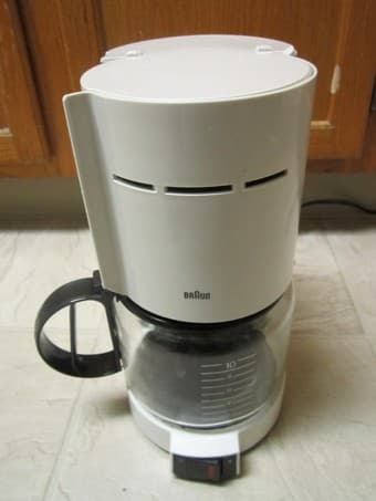 Braun coffee pot:10$ 1
