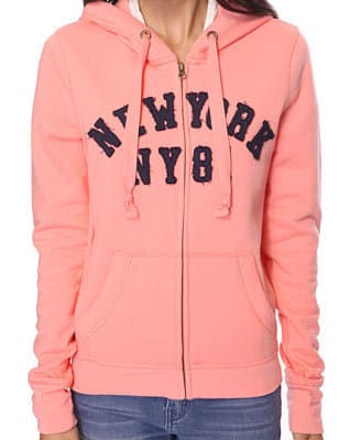 (Brand new) Forever 21 NY Apricot Hoodie - sz S - $19 3
