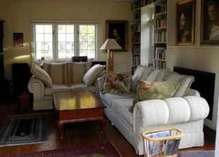 Free comfy cream colored sofa and love seat 3