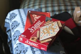 2 scrabble boards (no tiles) 1