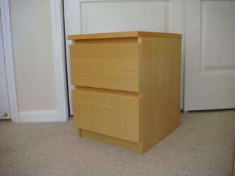 Moving sale - night stand - $40 1