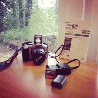 Canon EOS Rebel 300D (Digital SLR w/ Lens) - $250 1