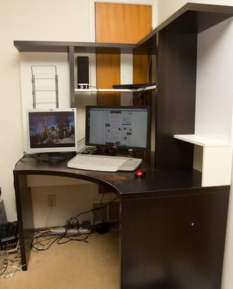 Large corner desk ($40) 1