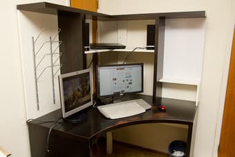 Large corner desk ($40) 2
