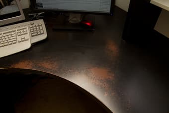 Large corner desk ($40) 3