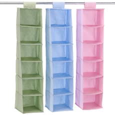 (blue color) 6-Shelf Closet Organizer $5 1