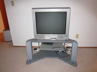 TV and Stand 1