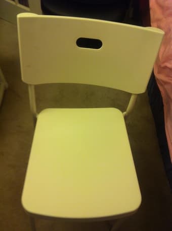 two chairs, $5 each 2