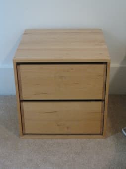 Dresser, shelf nightstand/drawers, dining chair, desk (Palo Alto) 2