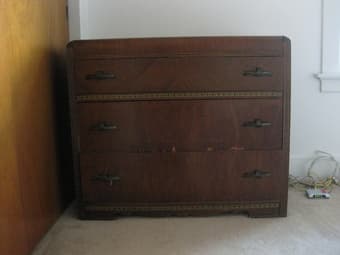 Dresser, shelf nightstand/drawers, dining chair, desk (Palo Alto) 3