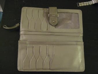 Cole Haan women's tan leather wallet 2