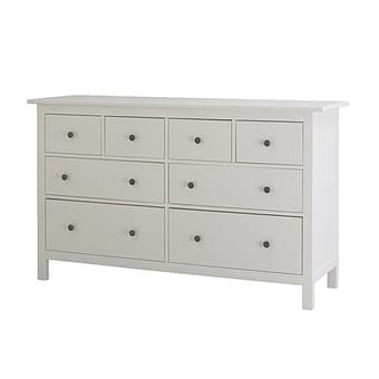 New/assembled Ikea Hemnes white 8-drawer dresser - $200 1
