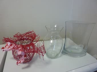 Vases for $10 each or $25 1