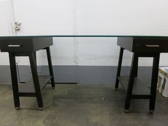 Hold Everything - Beautiful Glass Desk - $175 1