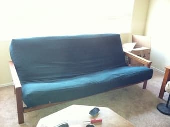 Futon and dining table with chairs in GREAT CONDITIONS for SALE!! 1