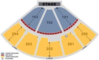 Live 105 BFD 2012 Ticket in Section 202 (Center Stage!) 1