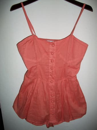 URBAN OUTFITTERS Light Pink/Coral Romper (Small) $30 1