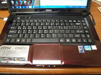 Cheap price!! MSI Notebook CR460 (Barely used, Clean) 2