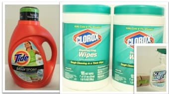 SALE: all new unopened TIDE detergent, Clorox Wipes Great Deal! 1