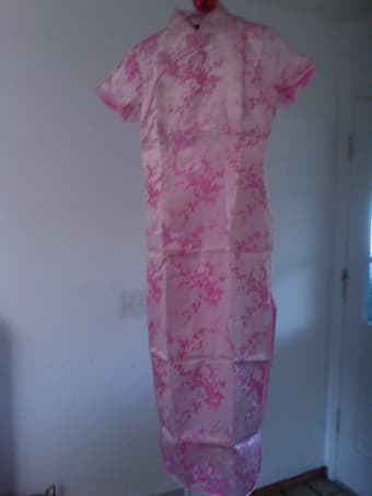 Full-length Chinese Dress (Pink) Medium - $35 OBO 1