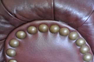 COUCH: Super-comfy brown leather couch - $900 3