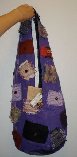 new fair trade patchwork hobo bag from Thailand - $15 1