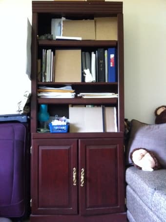 Moving sale: bookshelf, tea table and TV set 1