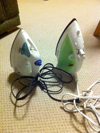 two steam irons 1