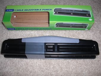 Dell ink cartridge $5, color FAX with copier $30,  3 hole punch $5 3