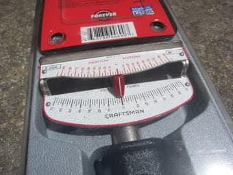 Craftsman 75ft-lb beam torque wrench - $20 3