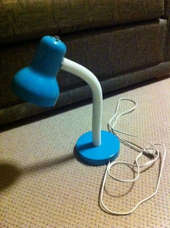 Desk lamp including light bulb $7 1