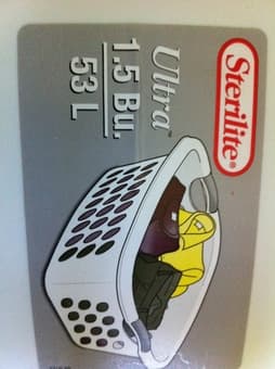 53L/1.5Bu laundry basket $5 2
