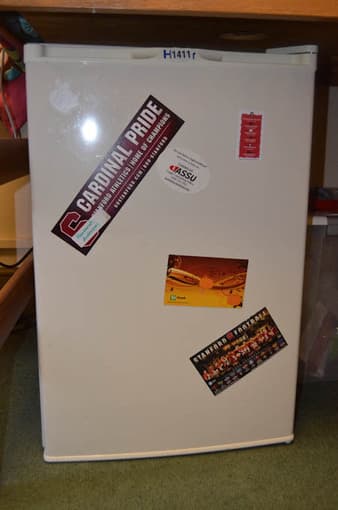 White Haier Refrigerator (3.7 cu. ft.)-$75 OBO 1