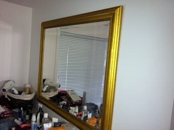 Golden Mirror for Sale! $25 dlls from $80 Retail 1