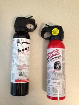For sale: Two bear spray cans. Unused. $30. 1