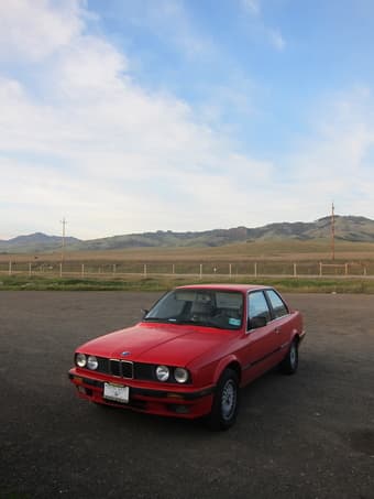 Classic Red BMW E30 1