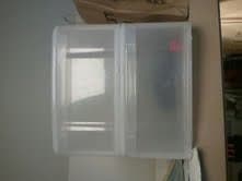2 unused stackable plastic drawers 1