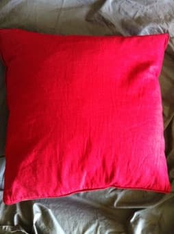 Pillows IKEA red x2 - $7 OBO 1