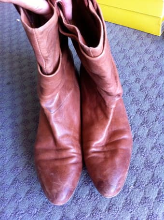 Frye Tan Leather Boots $40 OBO 1
