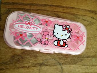 Hello Kitty Silverware - Nearly New 1